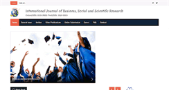Desktop Screenshot of ijbssr.com